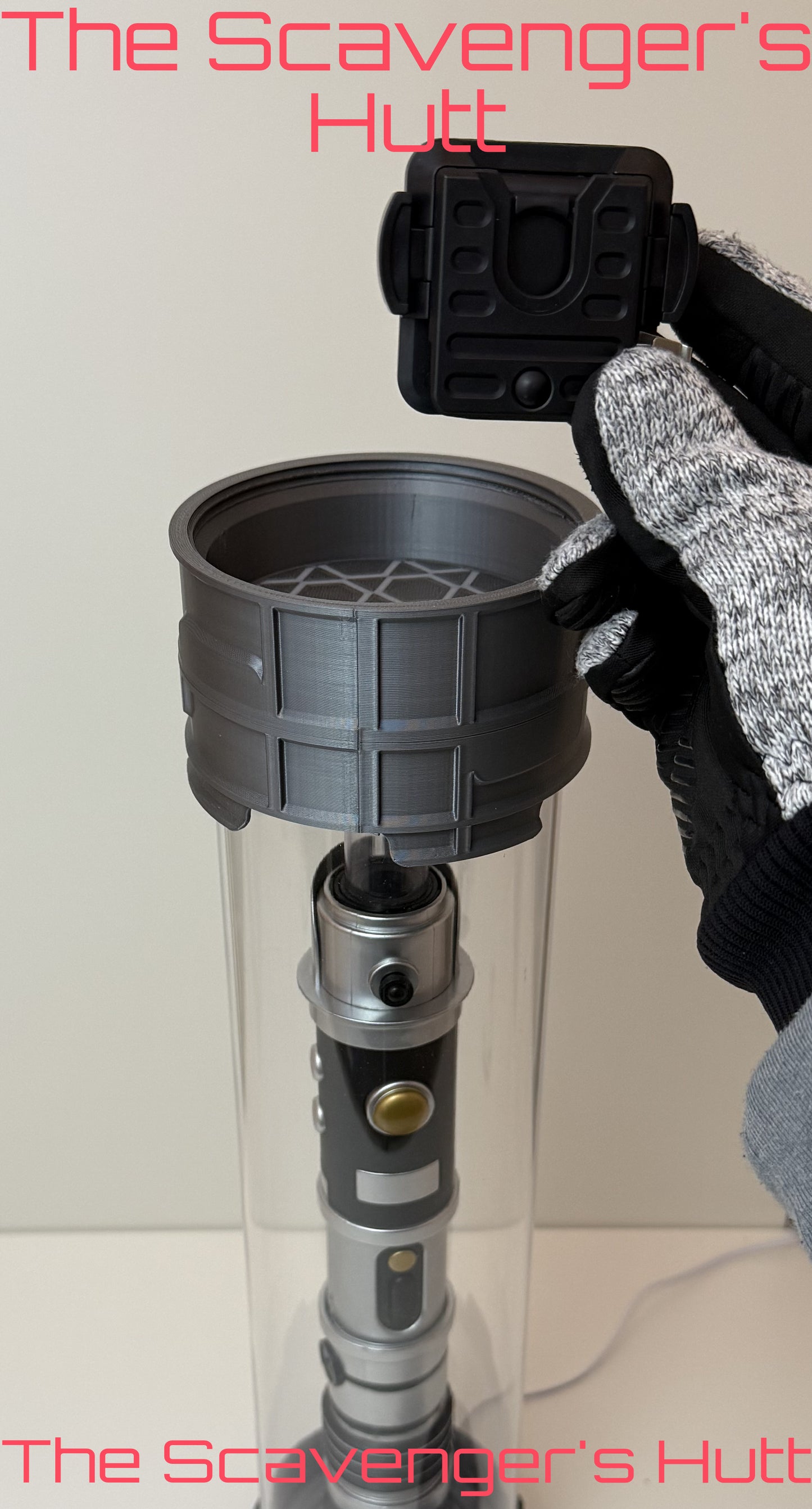 Lightsaber Containment Canister Display