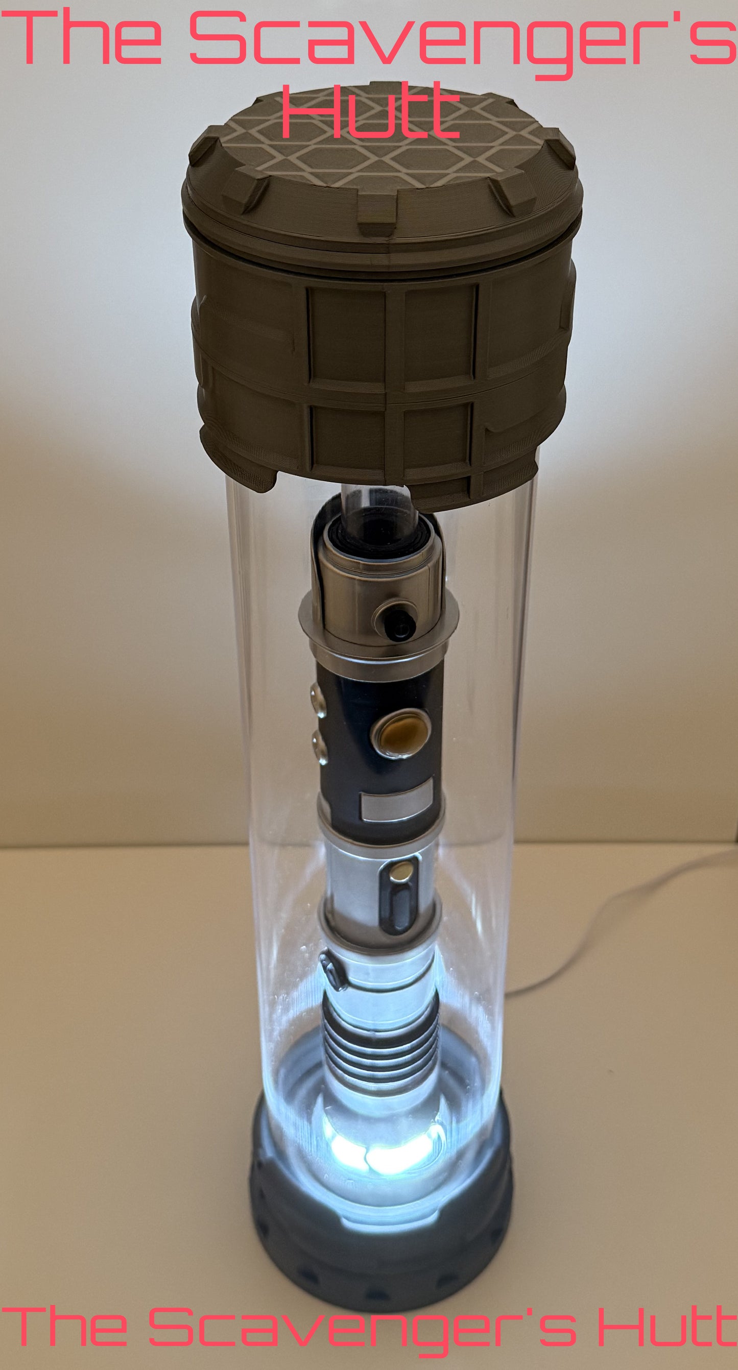 Lightsaber Containment Canister Display